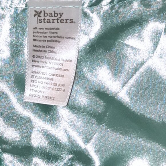 2022 Baby Starters "Some Bunny Loves You" Minky Lovey Security Blanket 13" X 13" - Picture 6 of 6